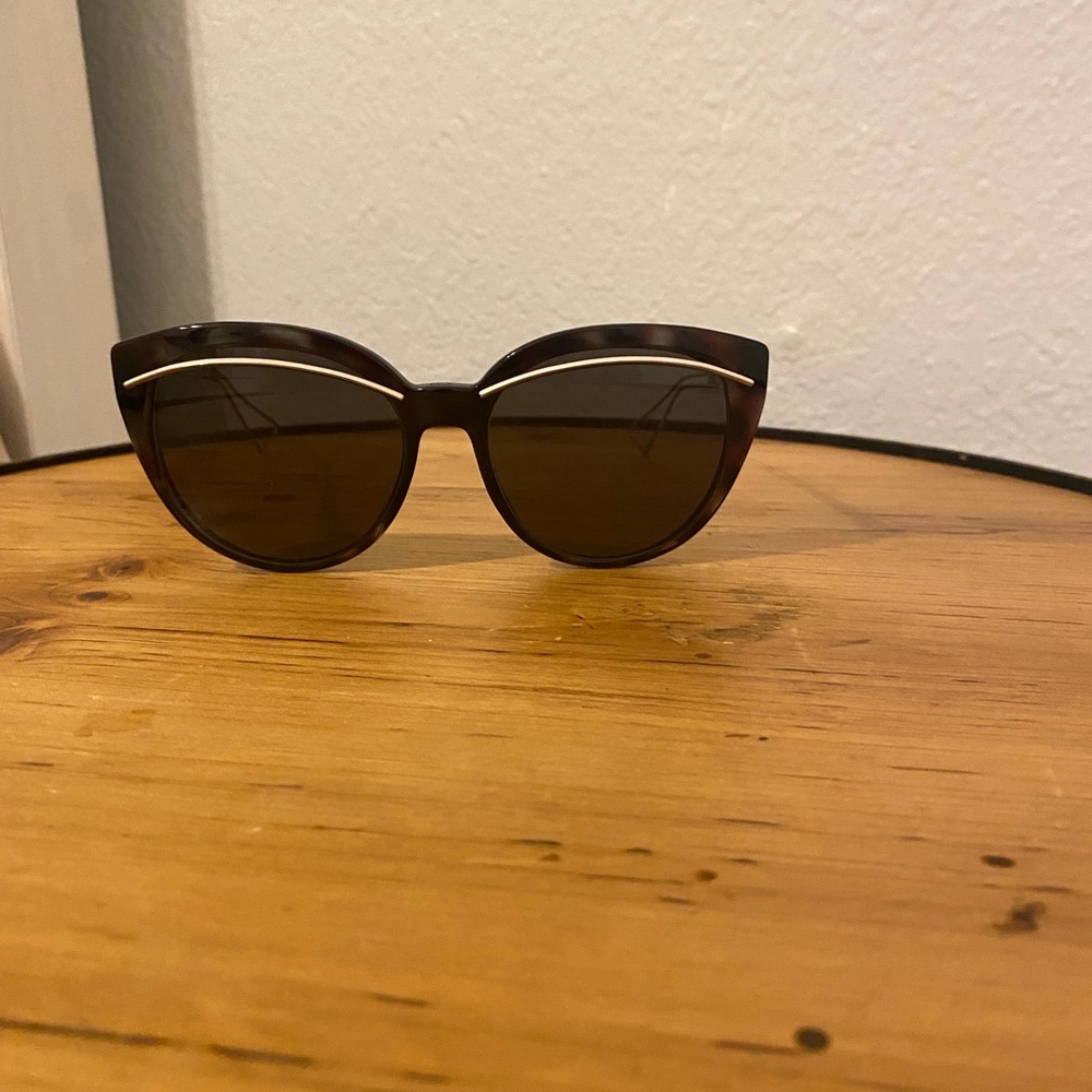 Dior Brown Cat-Eye Sunglasses